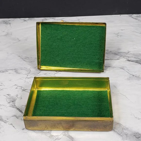 Brass Box Bone China Giraffe Petite Choses Vintage - Picture 5 of 9